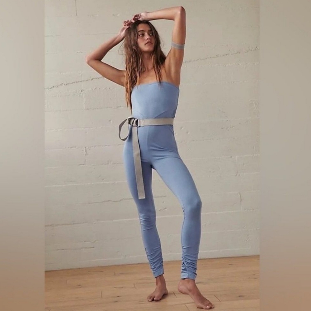 NWOT- Free People Movement Hot Shot Strapless Onesie